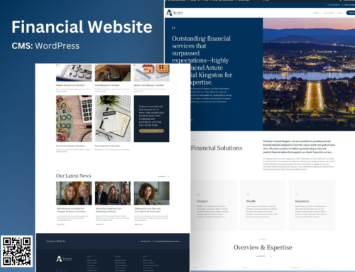 Tailored Financial Website for Astute Financial Kingston